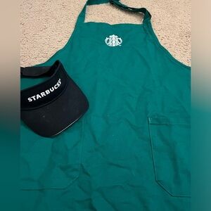 Starbucks Apron & Visor